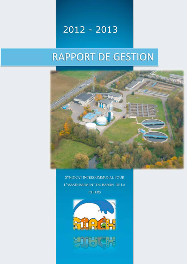 SIACH Rapport de Gestion 2012-2013